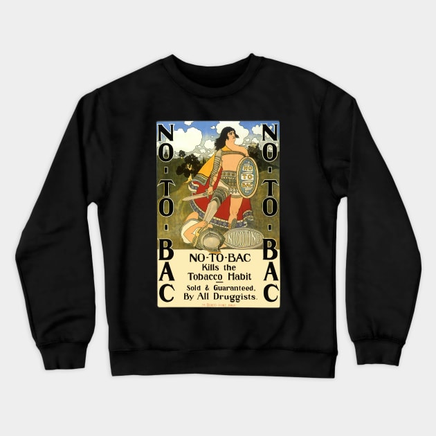 Vintage Product Label Crewneck Sweatshirt by MasterpieceCafe